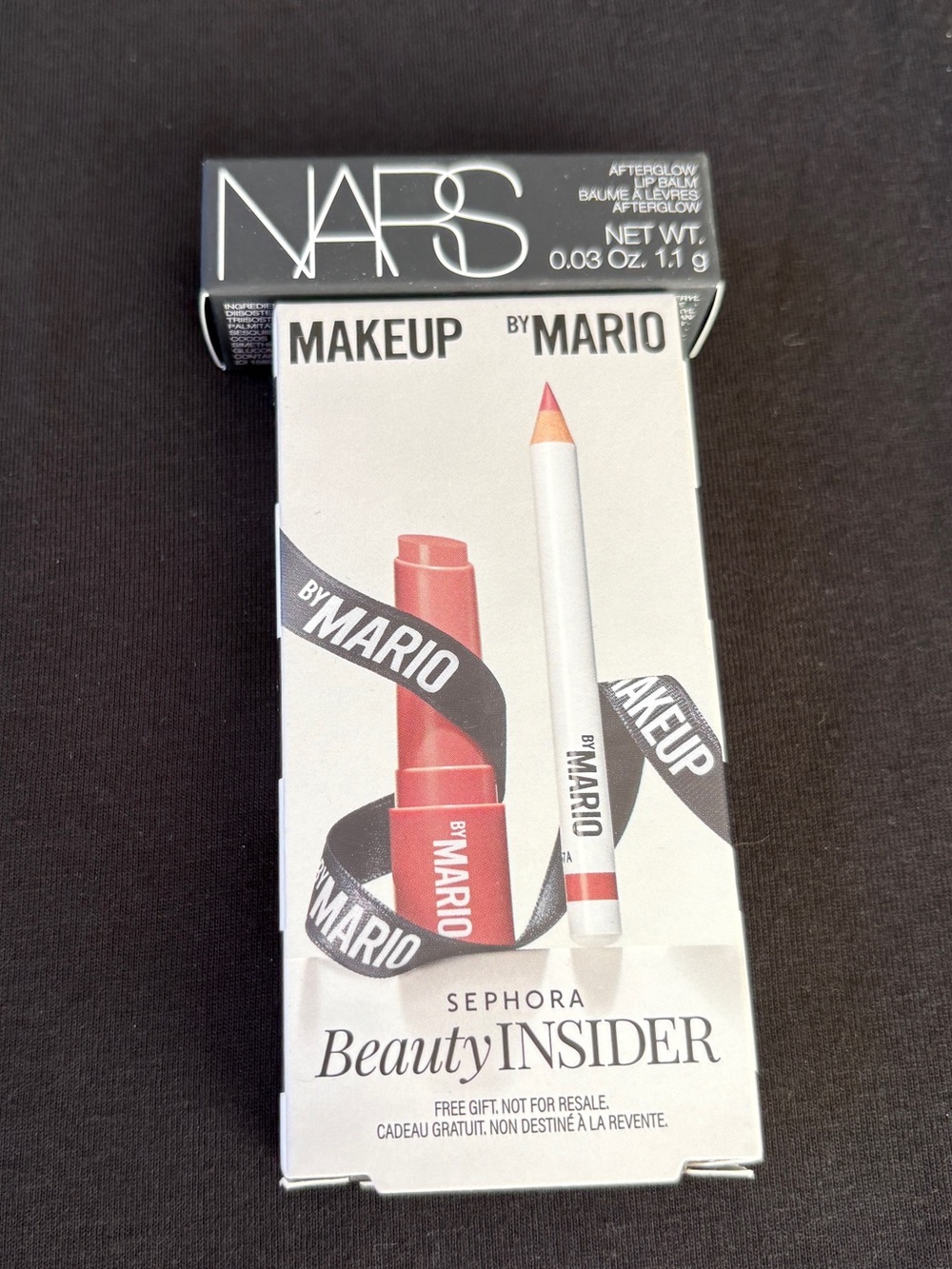 NARS Afterglow Lip Balm & Makeup by Mario Lip set